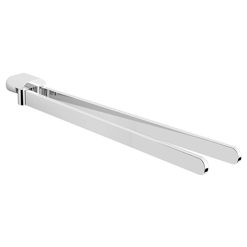 Graff G-9411-PC Phase/Terra Dual Towel Bar, Polished Chrome