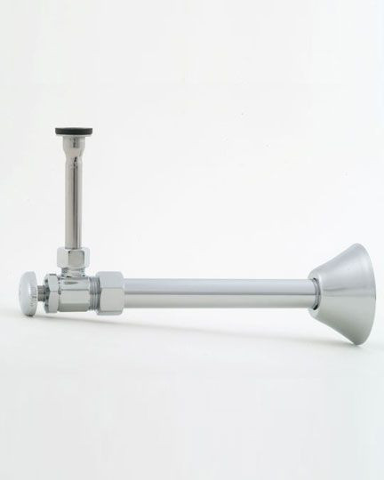 Jaclo 5812-71CT 5/8" O.D. X 3/8" O.D. Angle Patter Compression Style Toilet Supply Kit