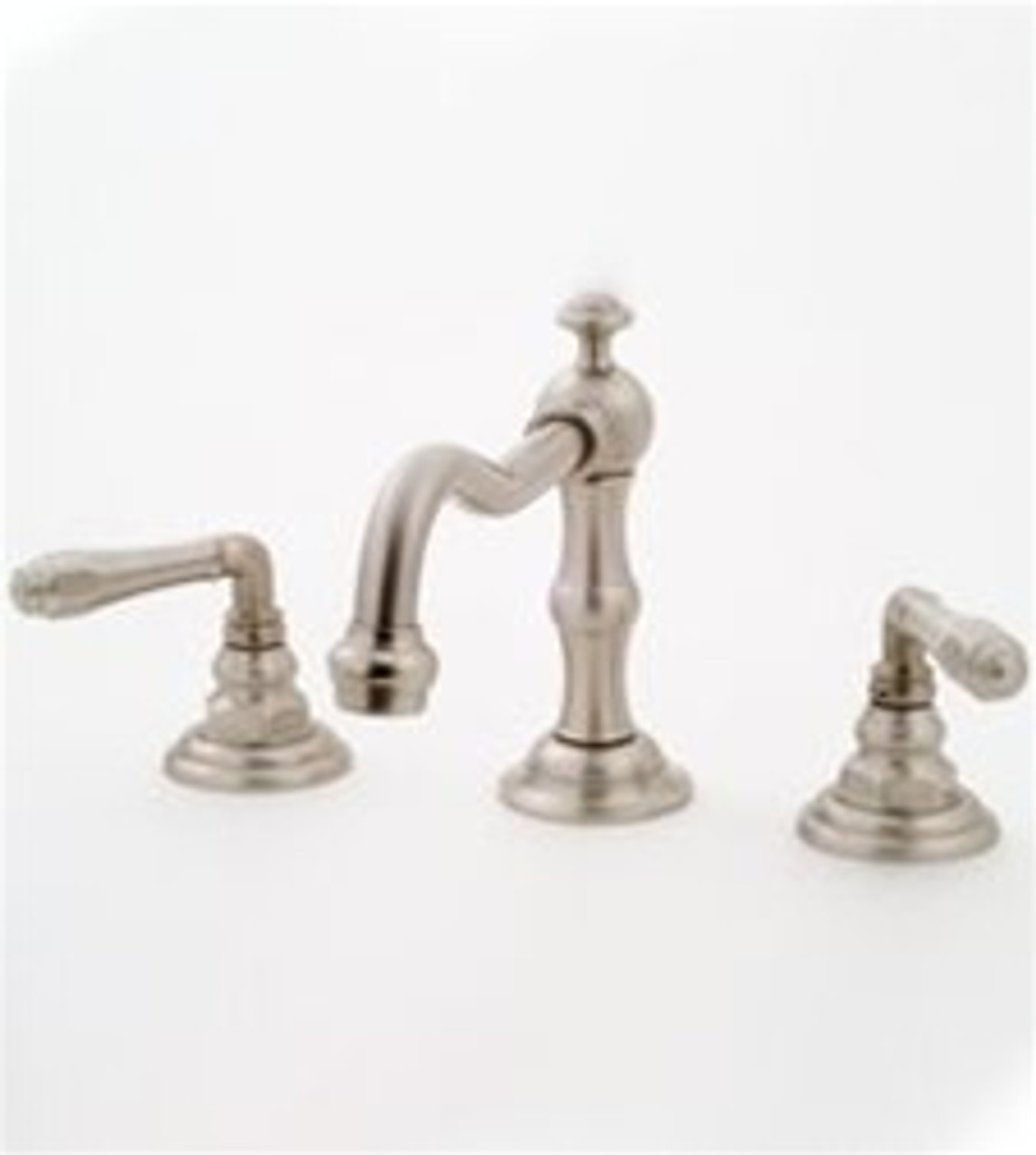 Jaclo 7830-T674 Roaring Twenties Widespread Faucet with Lever Handles and Pop-Up Drain for Exposed Applications