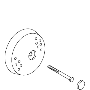 Kohler 1001384-0 - White Service Kit