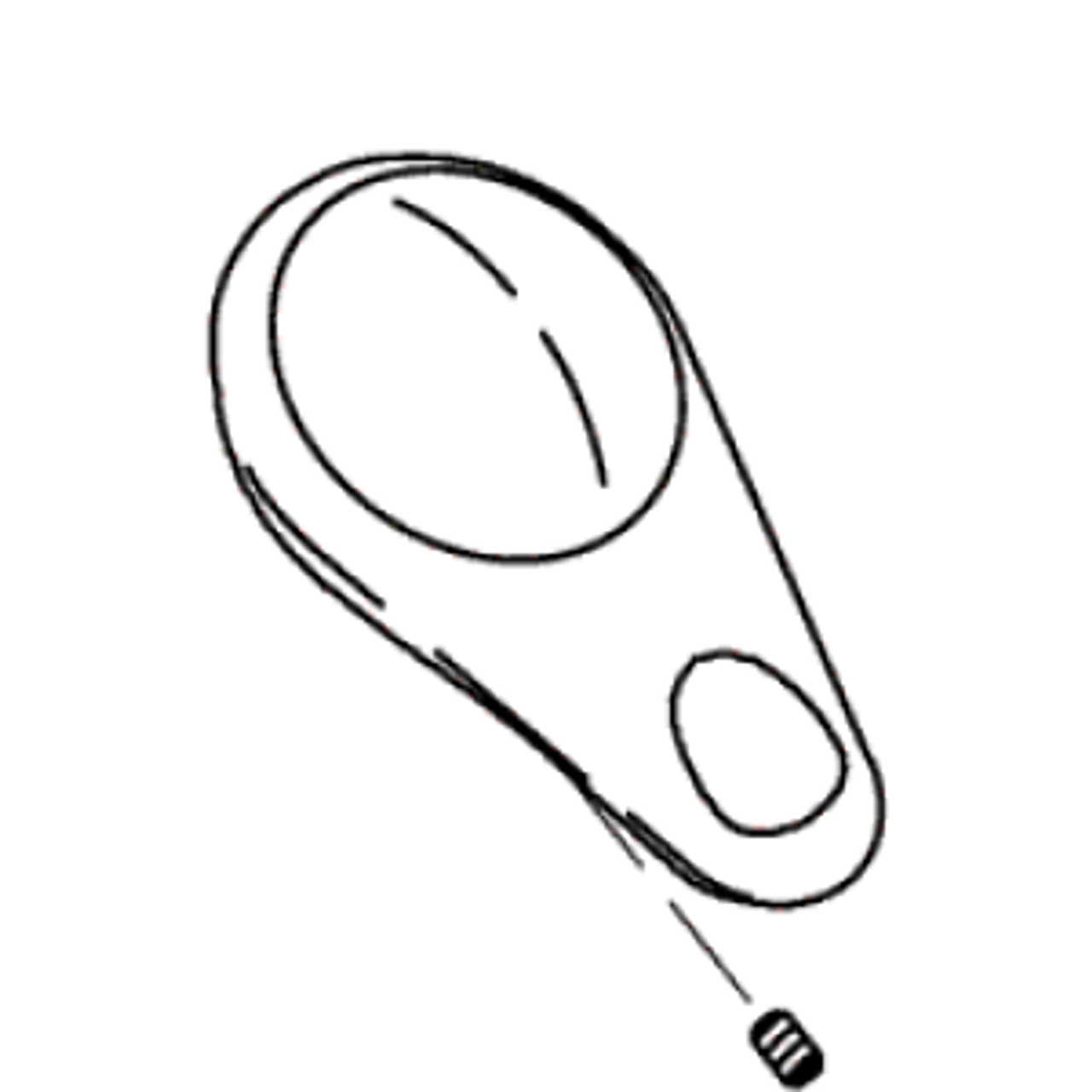 Kohler 1032105-0 - White Handle Kit