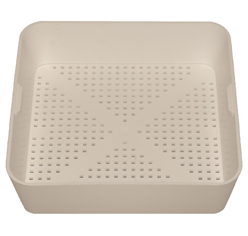 Krowne 30-147 - White Plastic Floor Drain Strainer, 8-1/2-inch x 8-1/2-inch x 2-inch Overall