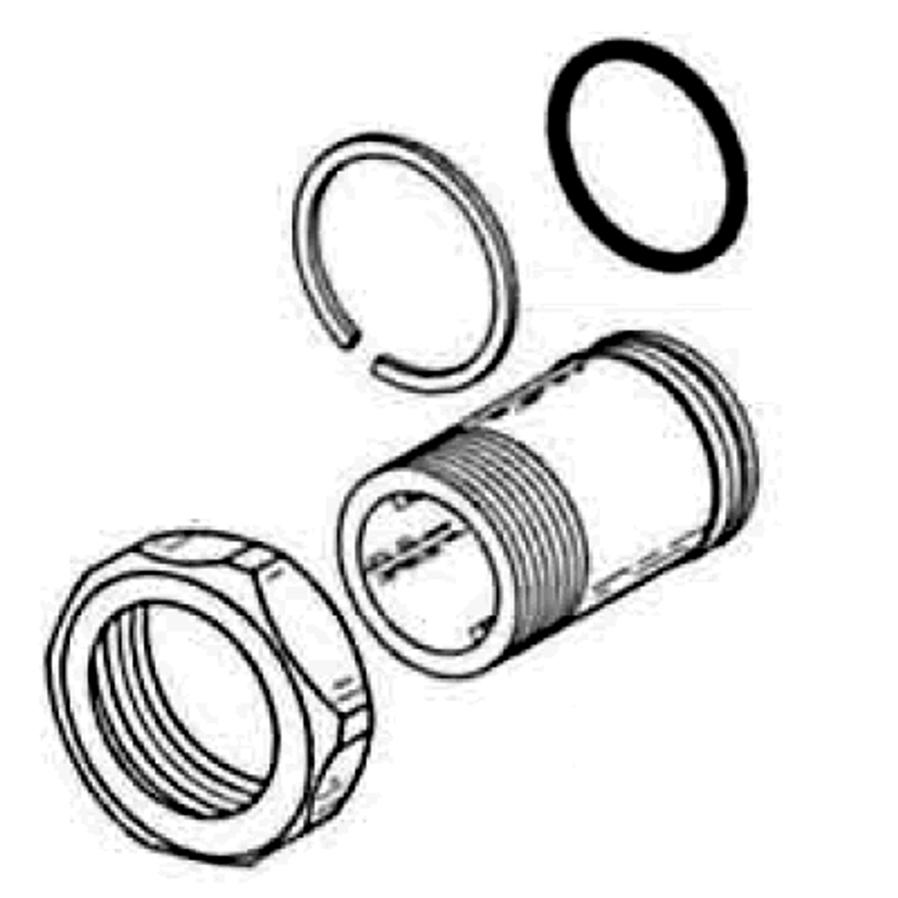 Sloan 0308805 H551A CP ADJ TAIL ASM 4 1/16 LG