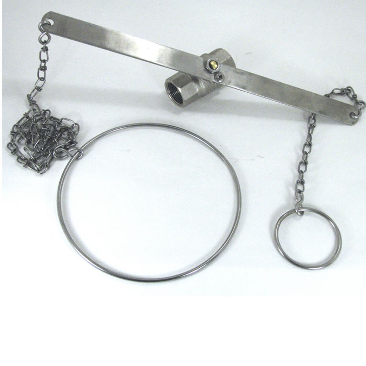 Speakman SE-911-CR - Stay open ball valve, 1-inch female inlet, 1-inch female outlet includes on-off chains and rings.