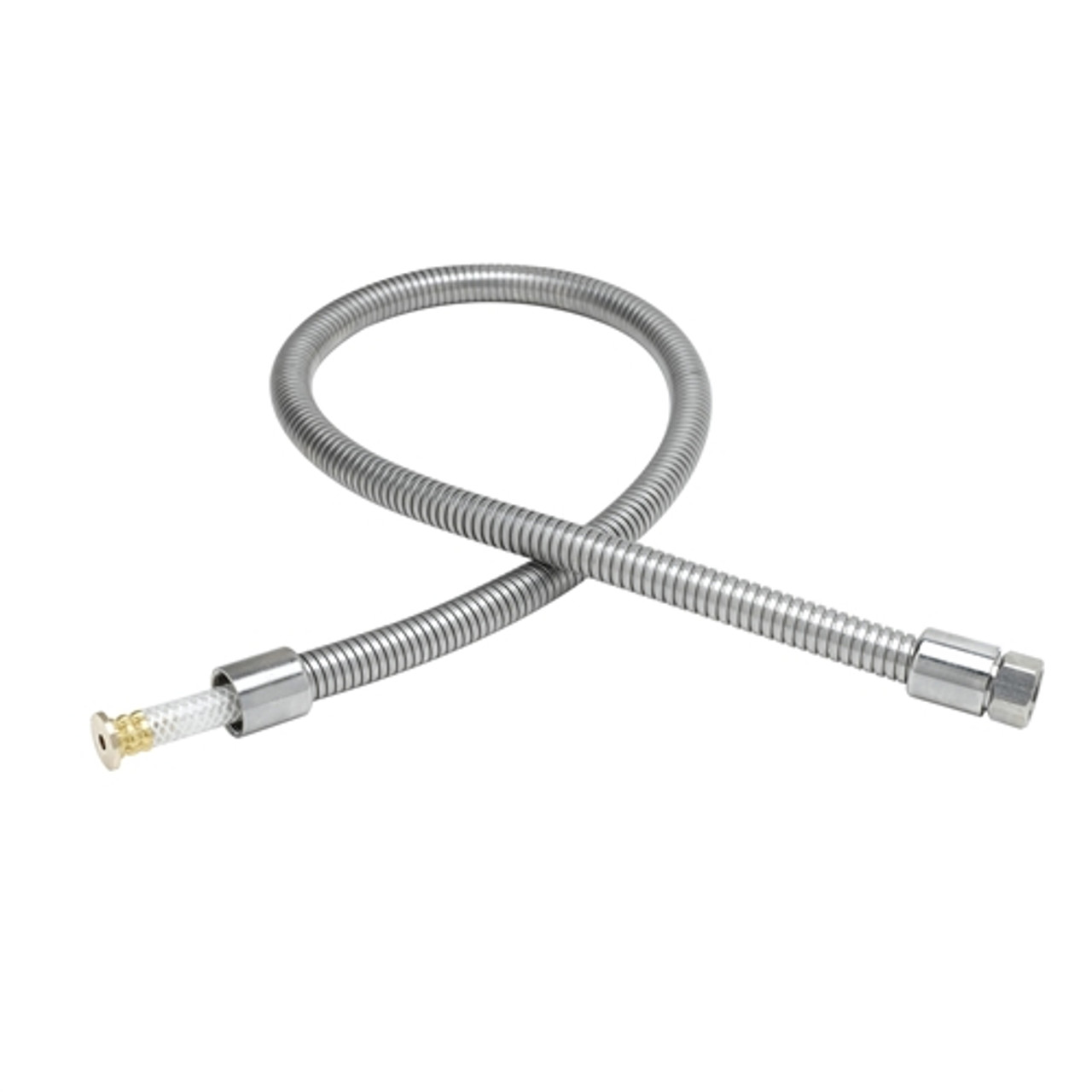 T&S Brass - B-0026-H2A - Hose, 26-inch Flexible Stainless Steel, Less Handle