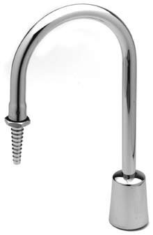 T&S Brass - BL-4750-03 - Lab Turret, Rigid Gooseneck, Serrated Tip, 3/8-inch IPS Female Inlet