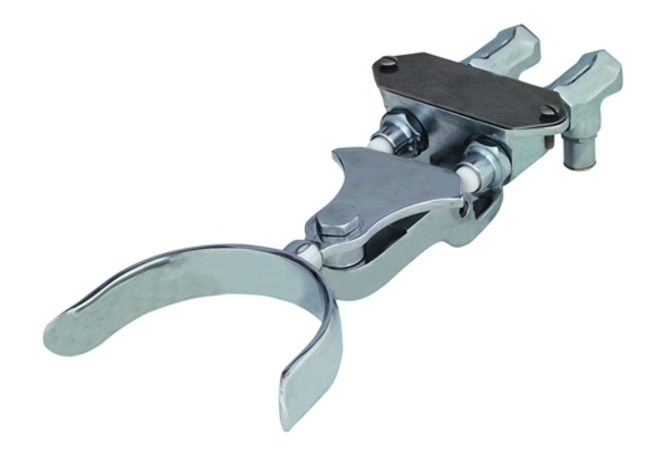 T&S Brass - B-0475-LKS - Knee Action Valve, Heavy Duty Cam Action Stirrup, 1/2-inch NPT Straight Loose Key Stops