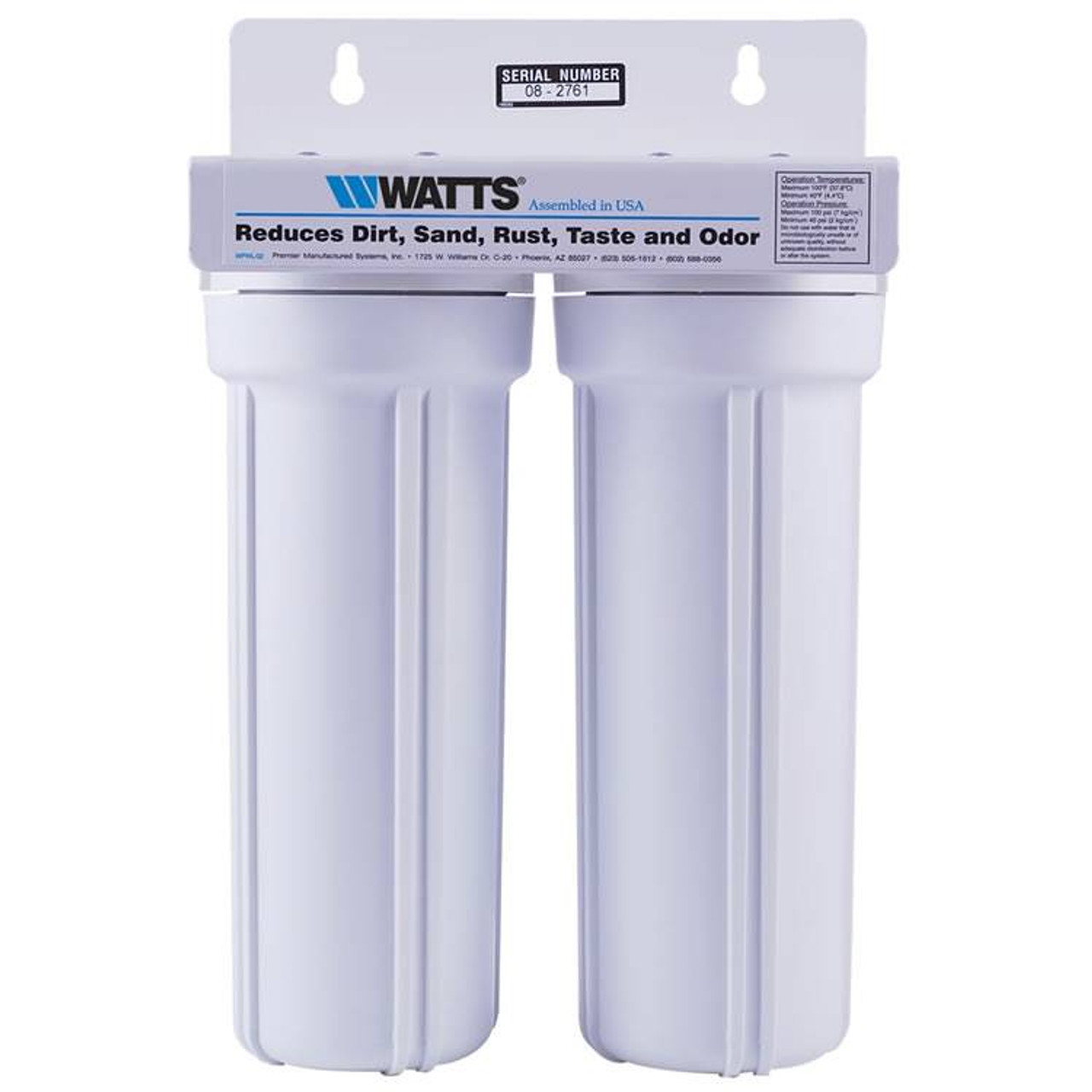 Watts 7100100 - PWSYS-FLT-STD2-WG 2 STG Water Guard System