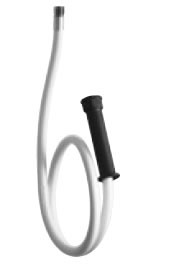 Chicago Faucets - 739-053KJKABNF - 53-inch White VINYLeft Handedose Assembly