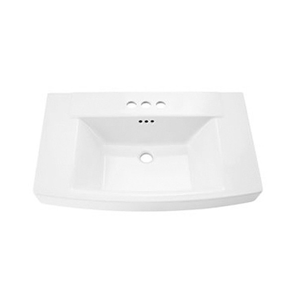 American Standard 0328004.020 Townsend Pedestal Lavatory 4" Centers Top (White)
