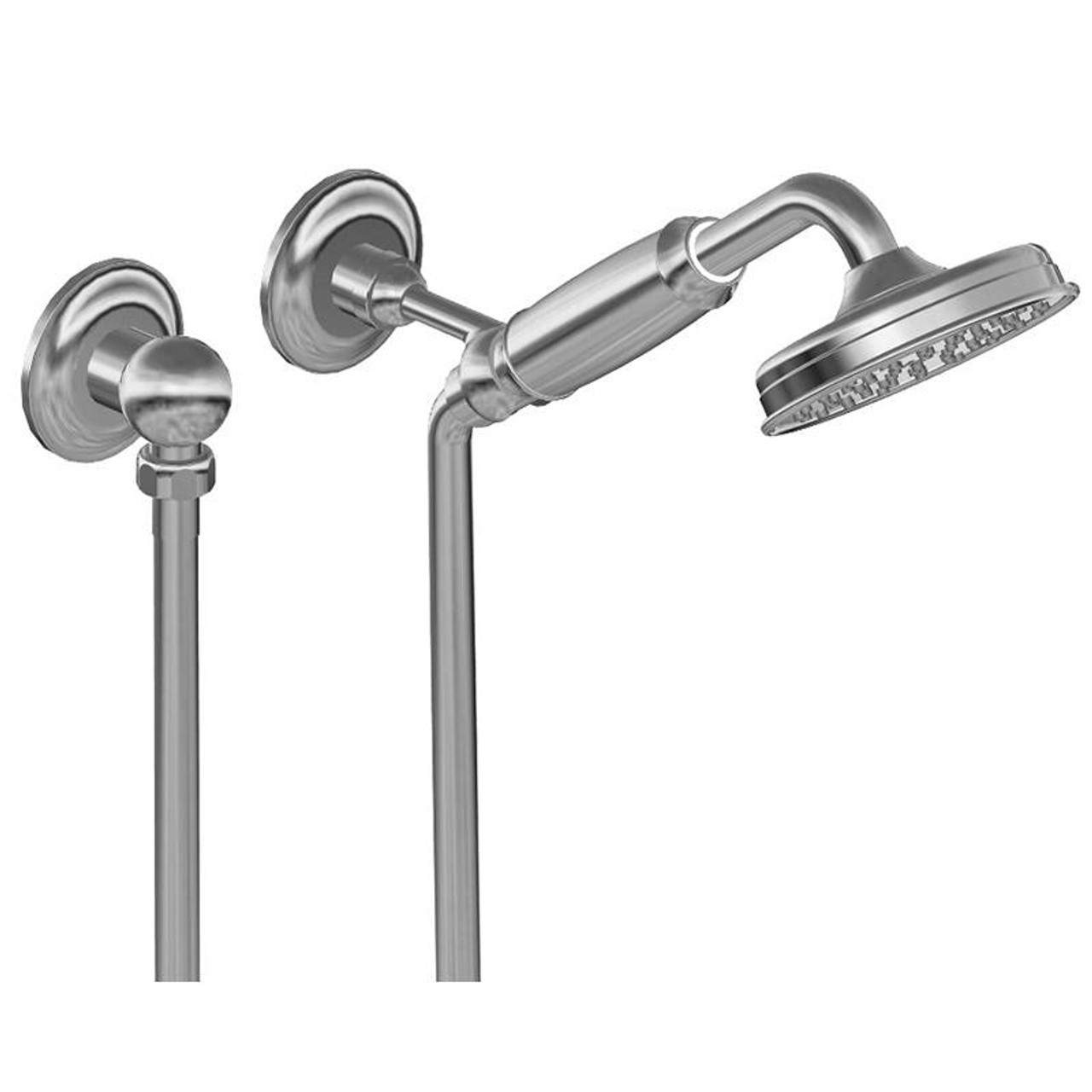 Graff G-8625-BNi Traditional Handshower w/Wall Bracket, Brushed Nickel