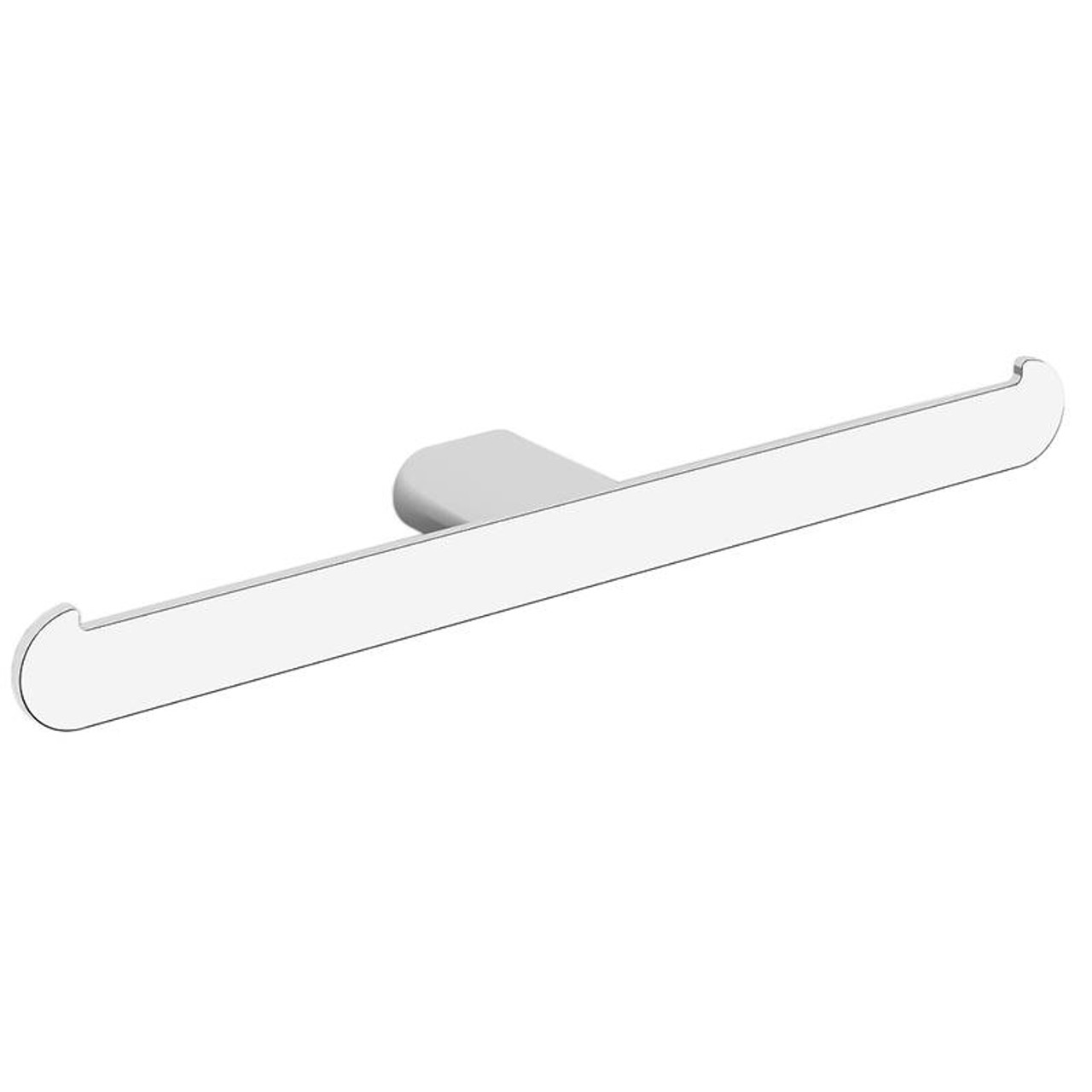 Graff G-9406-BNi Phase/Terra Tissue Holder and Towel Bar, Brushed Nickel
