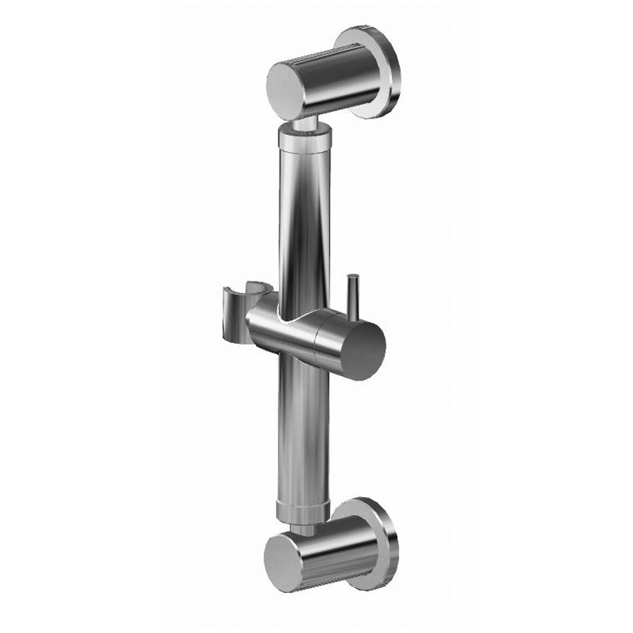 Graff G-9541-BAU Round Grab Bar - 12" w/handshower holder, 24K Brushed Gold Plated