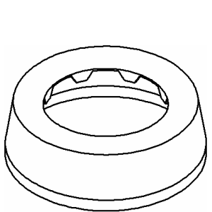 Kohler 1055644-CP - Polished Chrome Escutcheon