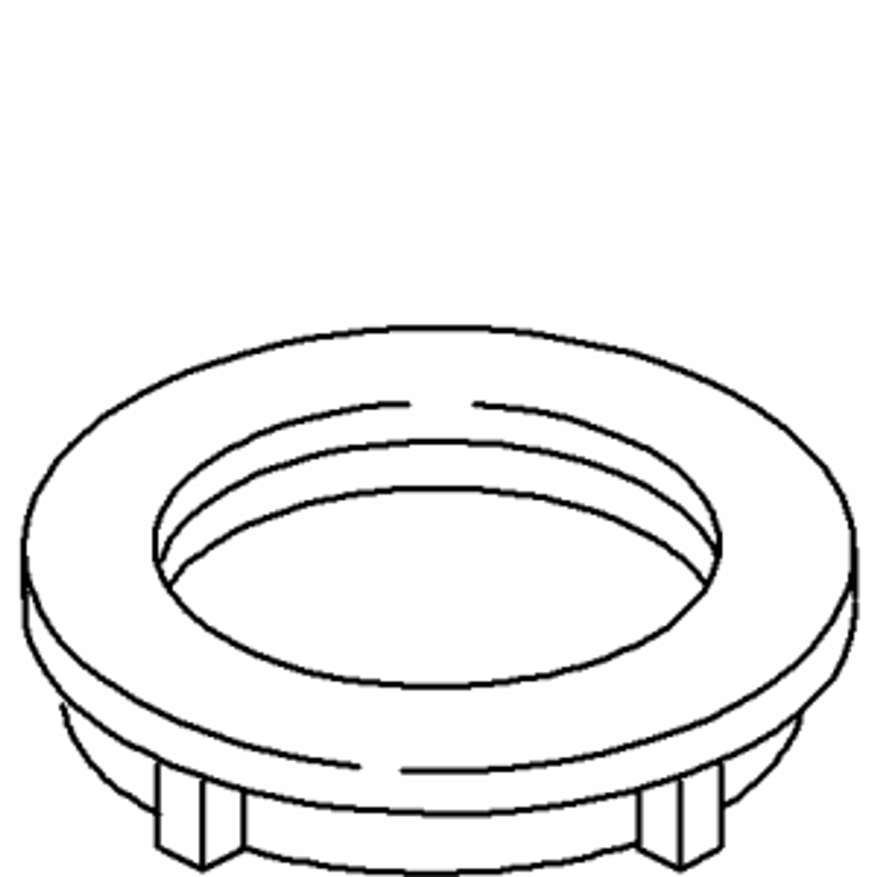 Kohler 1035348-BC - Brite Chrome Drain Flange Nut