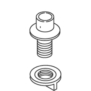 Kohler 1037431-CP - Polished Chrome Spray Holder Assembly