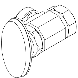 Kohler 1069316-CP - Polished Chrome Valve Supply