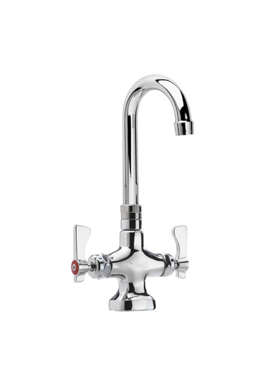 Krowne 16-302L - Royal Series Deck Mount Pantry Faucet, Gooseneck Spout 8-1/2-inch Wide, Low Lead Compliant Krowne 16-302L - Royal Series Deck Mount Pantry Faucet, Gooseneck Spout 8-1/2-inch Wide, Low Lead Compliant