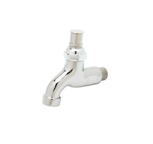 T&S Brass B-0703-124A - Sill Faucet: 1/2" Npt Male Inlet, Loose Key Stop, 3-1/2" Outlet To Center Of Spout