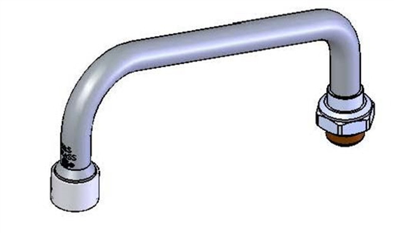 T&S Brass 060X-LAM-VR - 8-inch Swing Nozzle W/ B-0199-21-Vrf (Vandal Resistant Laminar Flow Device)