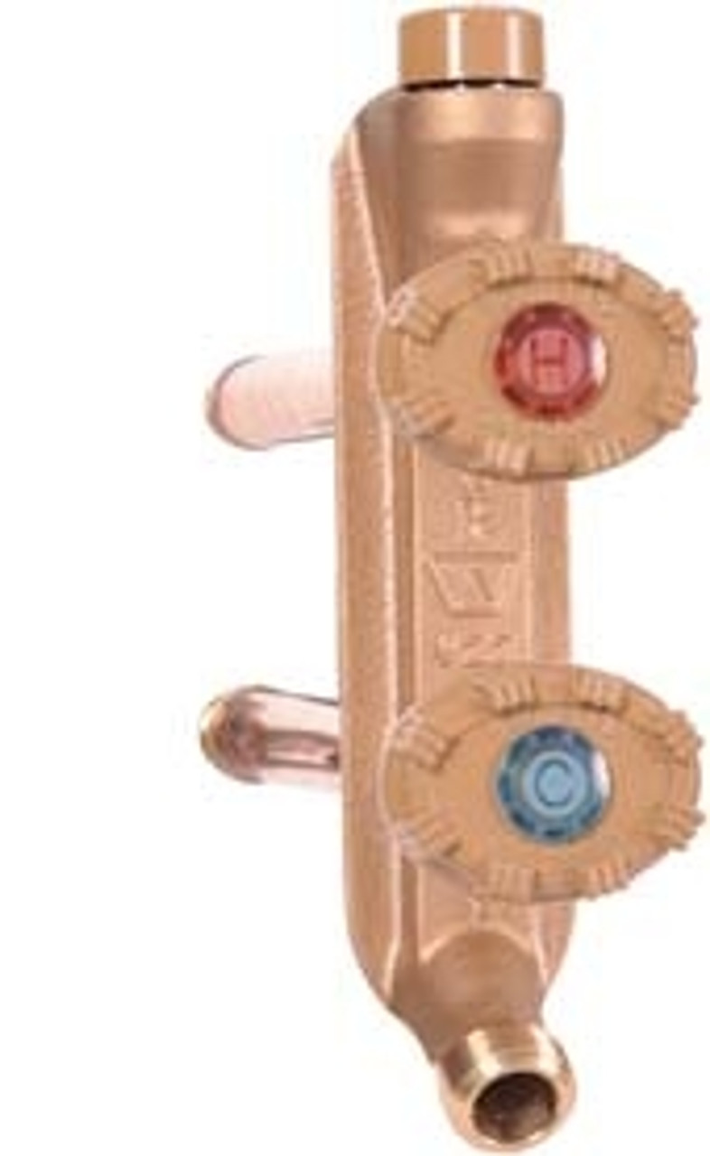 Woodford V22C-6-MH Model V22C Freezeless Hot & Cold Wall Faucet 6 Inch, Metal Handle