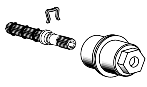 American Standard 954027-0020A Escutcheon Holder Diverter Trim Kit