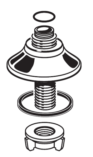 American Standard 961975-0680A - Blackened Bronze Spt Esch Kit