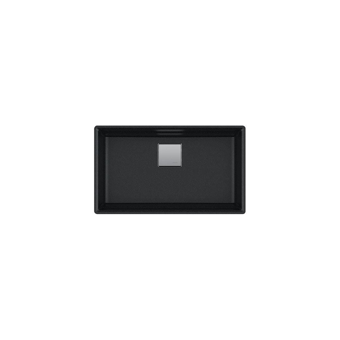 Franke PKG11031ONY Peak 32" Single Basin Undermount Kitchen Sink, Granite - Onyx