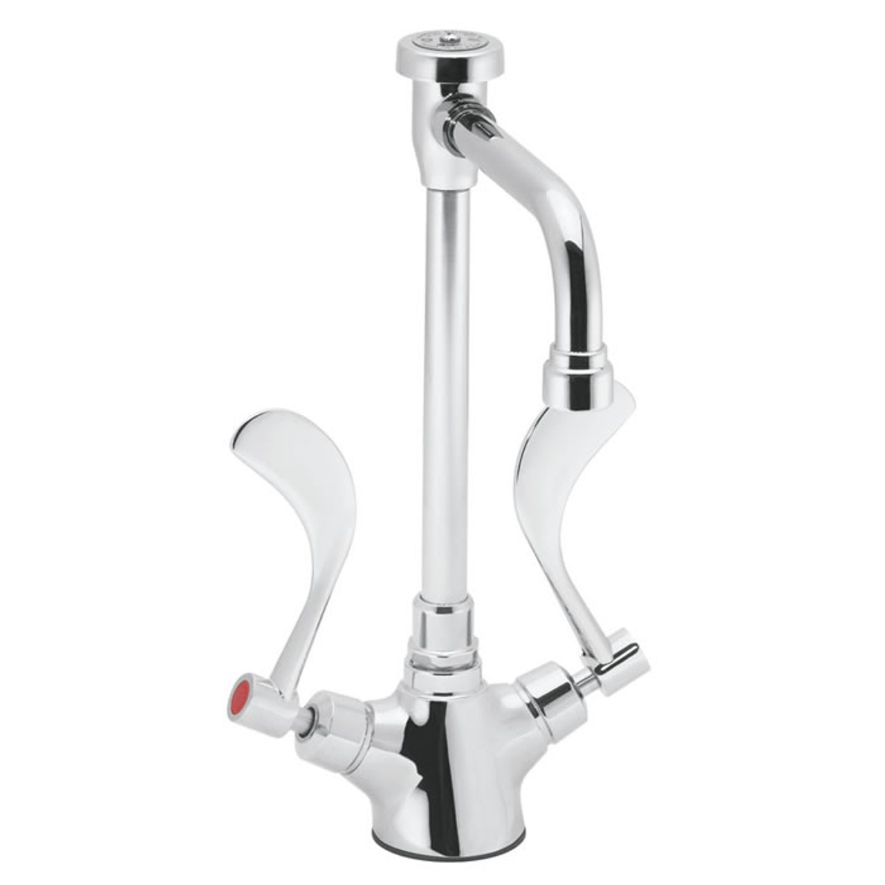 Speakman SC-7124-VB6 - Commander two handle lab faucet with 6-inch deep rigid vacuum breaker spout and 4-inch wrist blade handles