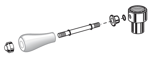 American Standard E908414-0020A - Porcelain Lever Hdle