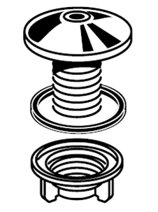 American Standard M961656-0020A - Lift Rod Guide Holder