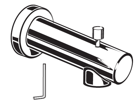 American Standard M950285-0020A - SLIP ON WALL MOUNT-SERIN-RP-, CHROME