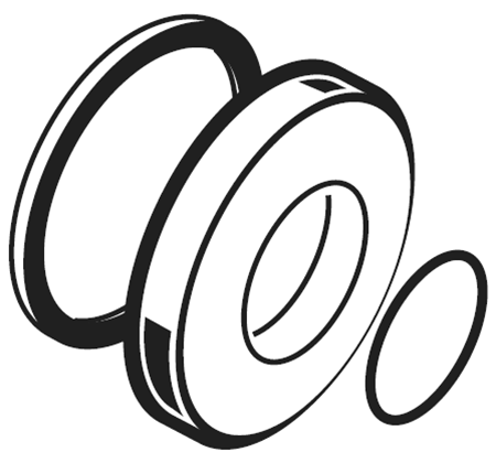 American Standard M962495-0020A - Chrome Tub Spout Escutcheon Kit