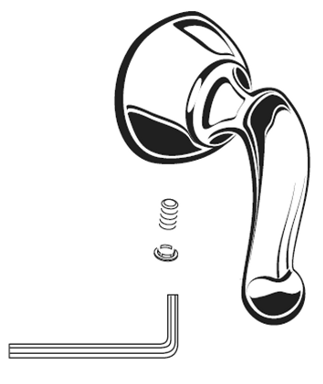 American Standard M962386-0020A - Chrome Lever Handle Kit