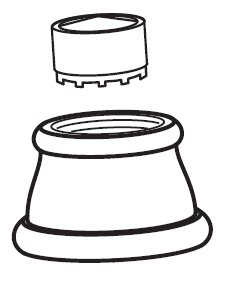 American Standard M964066-0750A - AERATOR HOUSING FOR WITHMAN, STAINLESS STL