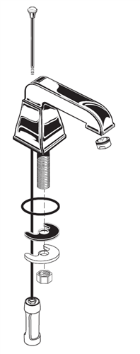 American Standard M961731-2240A - SPOUT KIT   -TOWN SQUARE, OIL RUBBED BRONZE