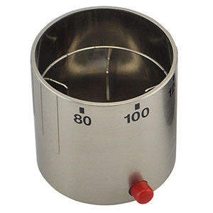 Pegasus - 161-263-2-BN Sleeve with Red Button, Brushed Nickel