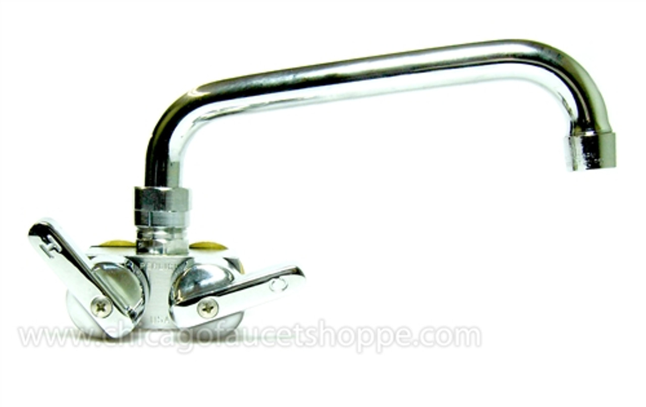 Perlick 824X-SPT- 1-3/4" Center Wall Mount Commercial Faucet with Swing Spout Perlick 824X-SPT- 1-3/4" Center Wall Mount Commercial Faucet with Swing Spout