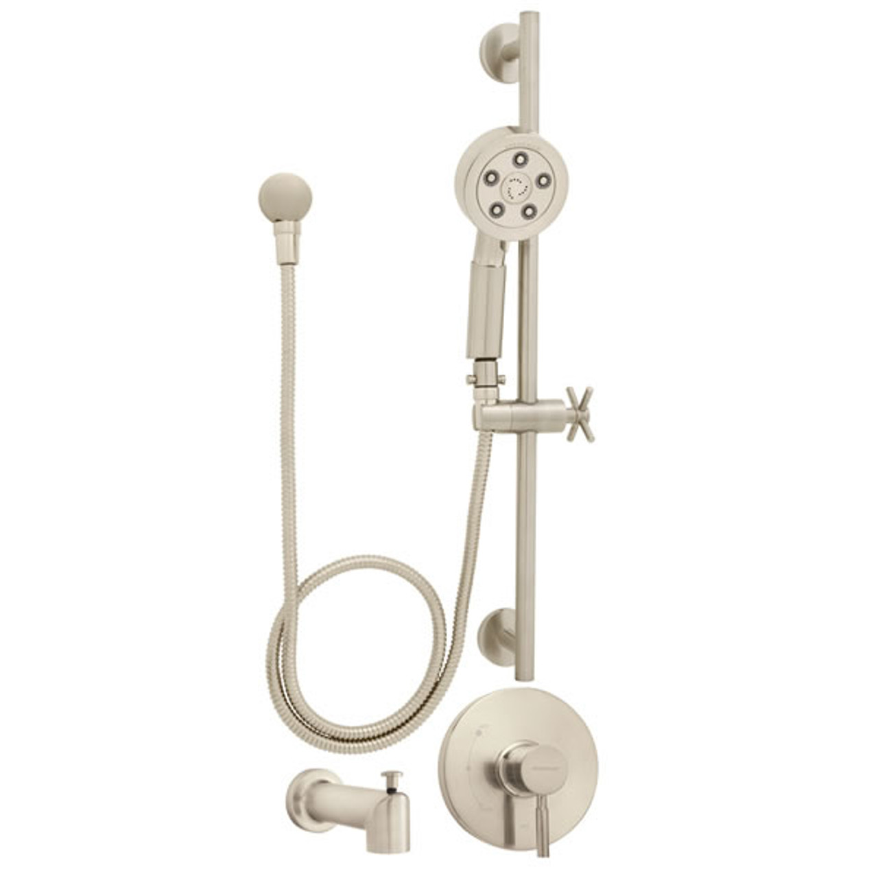 Speakman SM-1050-P-BN Neo ADA Hand-held Shower/ Tub Combinations in Brushed Nickel