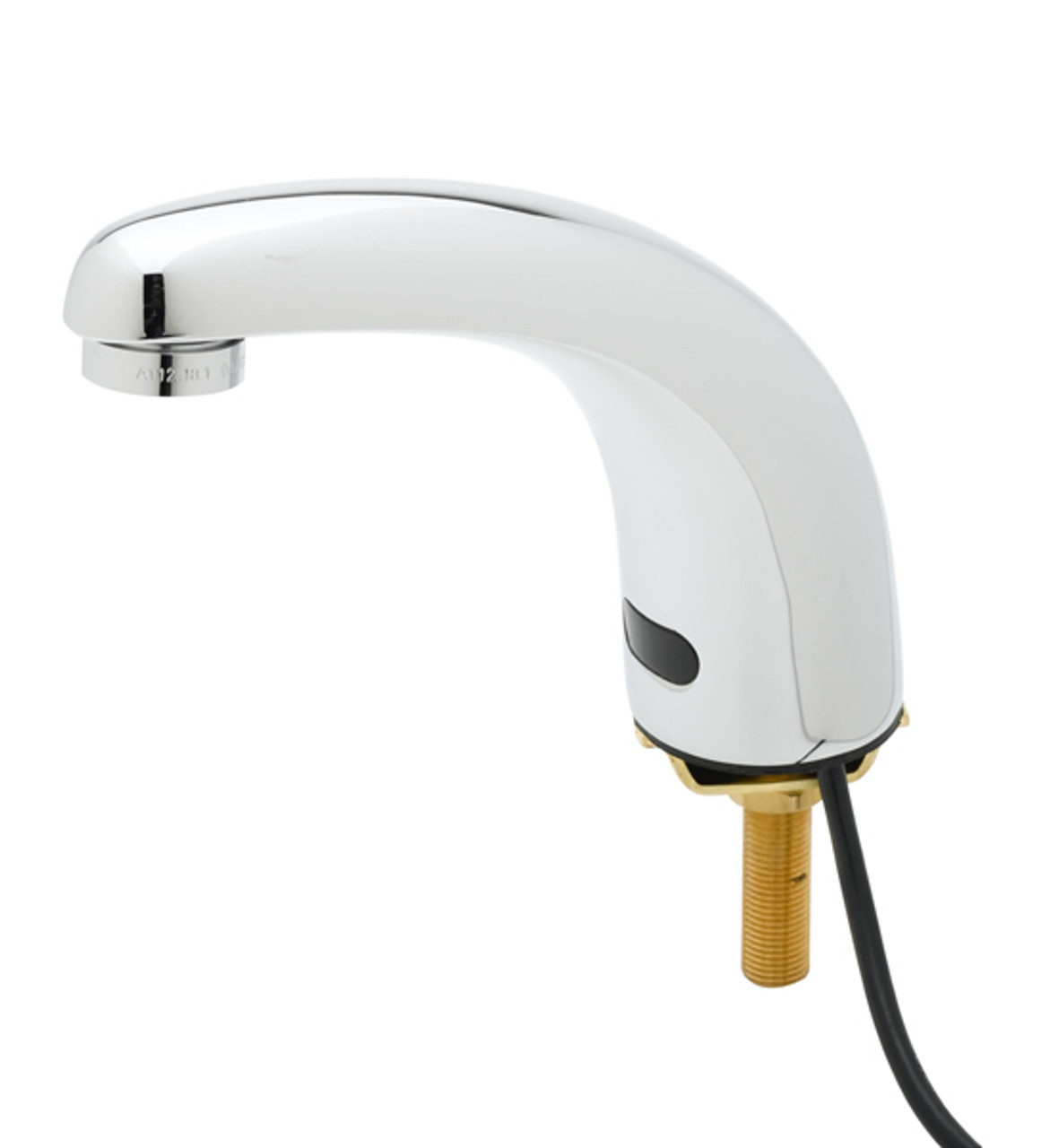 T&S Brass 5EF-1D-DS-4DP - Equip Sensor Fct: Deck Mount, Single Hole, Cast Spout, 4-inch C/C Deck Plate