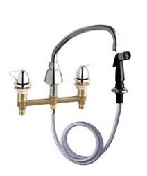 Chicago Faucets 200-AE35-1000ABCP - CONCEALED KITCHEN SINK FAUCET