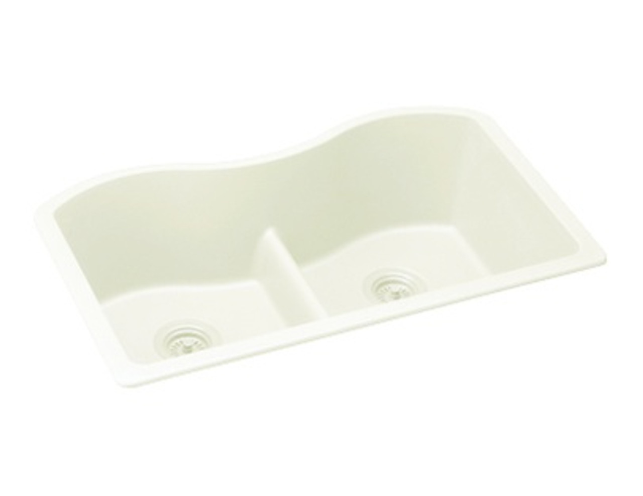 Elkay - ELGULB3322BQ0 - Harmony e-granite Double Bowl Sink - Bisque