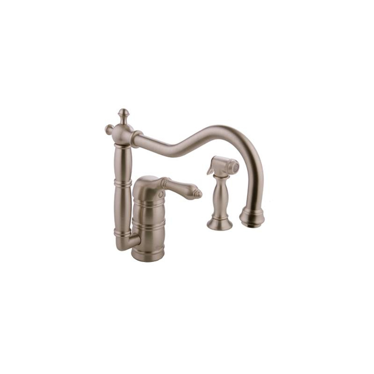Graff - G-4855-LM7-SN - Canterbury Collection Canterbury Collection Kitchen Faucet with Side Spray Graff - G-4855-LM7-SN - Canterbury Collection Canterbury Collection Kitchen Faucet with Side Spray