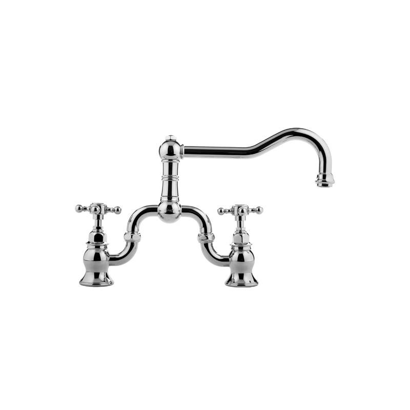 Graff - G-4870-C2-ABN - Canterbury Collection Canterbury Collection Bridge Kitchen Faucet
