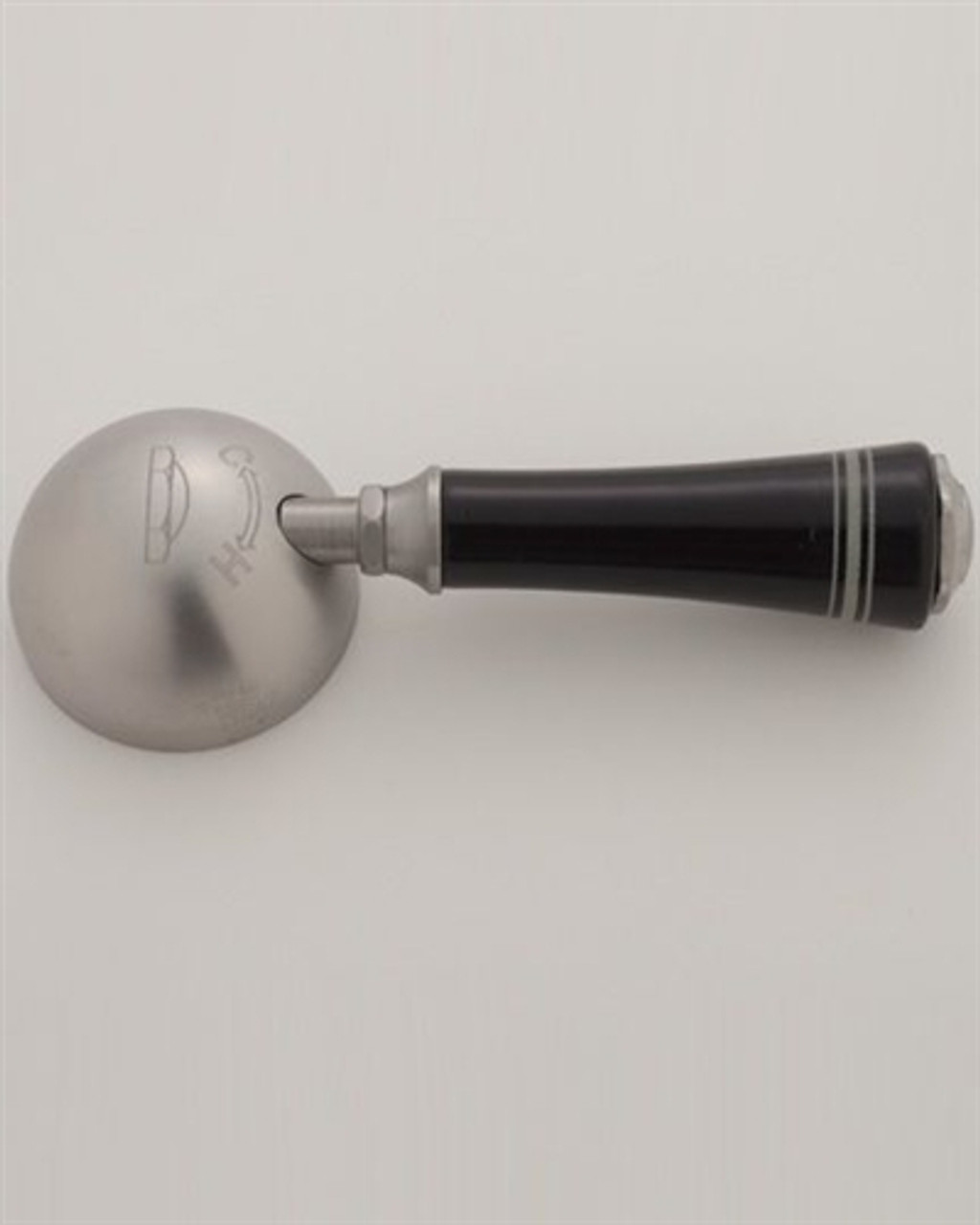 Jaclo 1009-BT-R-PSS SVO Faucet Black Ceramic Traditional Right Lever Handle - POLISHED STAINLESS STEEL
