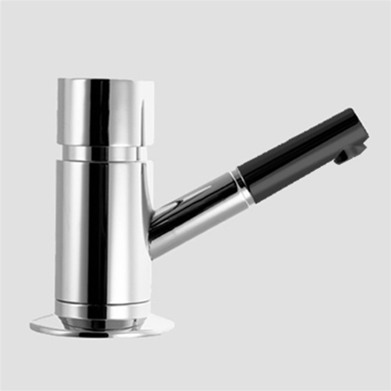 KWC Z.534.171.736 Suprimo Classic Soap Dispenser, Solid Stainless Steel and Matte Black KWC Z.534.171.736 Suprimo Classic Soap Dispenser, Solid Stainless Steel and Matte Black