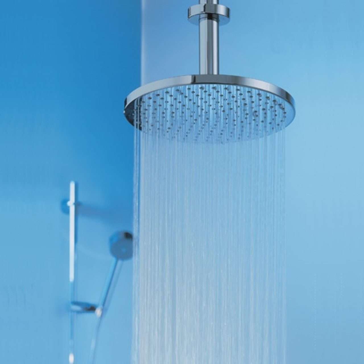Rain 180? ceiling-mnt Shower w/