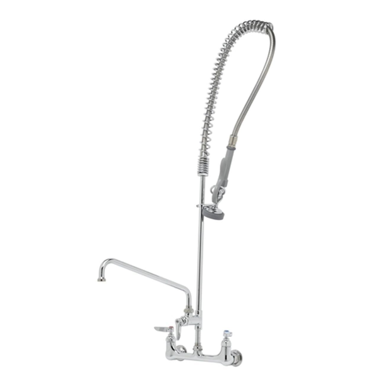 T&S Brass B-0133-A14-CCB - Easyinstall Pre-Rinse, Spring Action, 8" Wall Mount W/ 14" Add-On Fct, Wall Bracket, 00Cc T&S Brass B-0133-A14-CCB - Easyinstall Pre-Rinse, Spring Action, 8" Wall Mount W/ 14" Add-On Fct, Wall Bracket, 00Cc