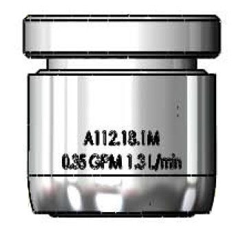 T&S Brass B-0199-05-N035 - 0.35 Gpm Non-Aerated Spray Device, 13/16-24 Un Female