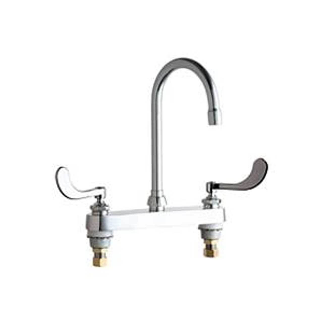 Chicago Faucets - 527-GN2AE3-317ABCP - 8-inch Deck Mounted Sink Faucet Chicago Faucets - 527-GN2AE3-317ABCP - 8-inch Deck Mounted Sink Faucet